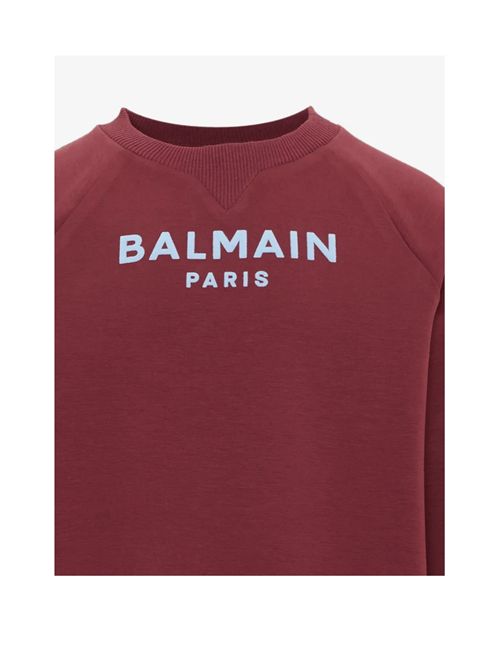 Felpa, bambino, logata. BALMAIN | BZ4I50 Z3728530CE